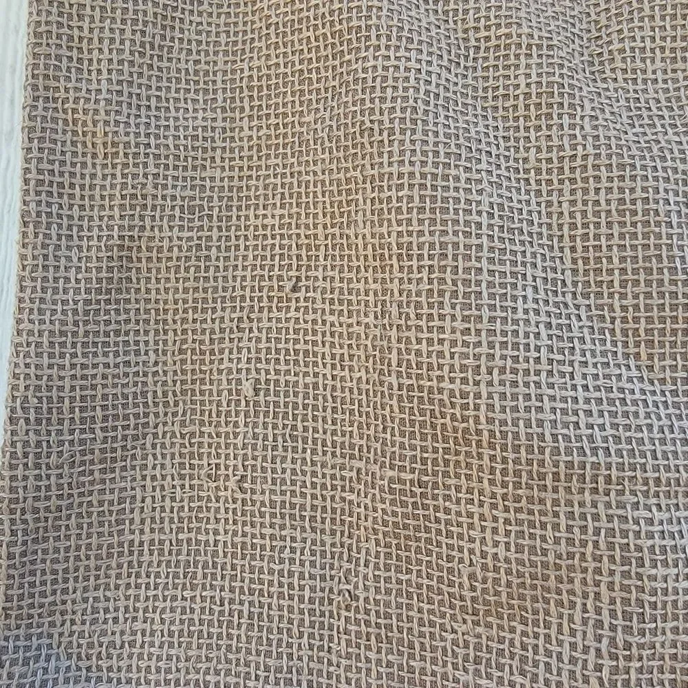 Crate & Barrel Chaparral linen Blend Woven 18x18 Brown (hay) pillow cover